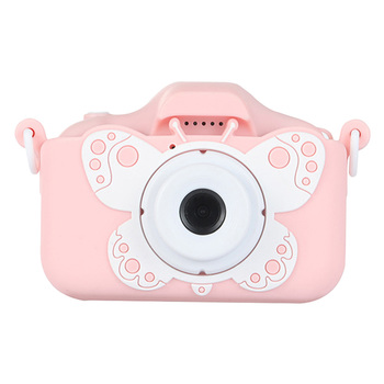 Aparat fotograficzny, kamera dla dzieci C9 Butterfly różowy
