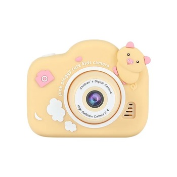 Aparat fotograficzny, kamera dla dzieci C11 Piglet żółty