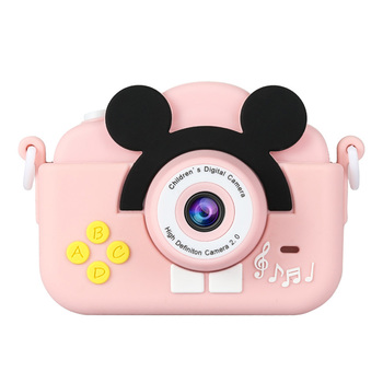 Aparat fotograficzny, kamera dla dzieci C13 Mouse różowy