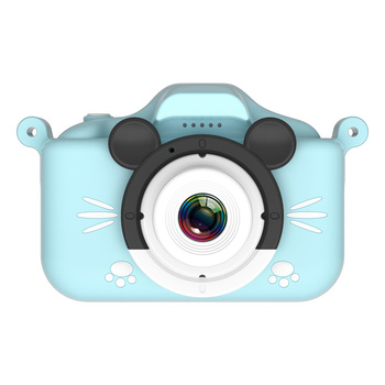 Aparat fotograficzny, kamera dla dzieci C14 Mouse niebieski