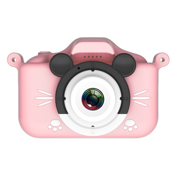 Aparat fotograficzny, kamera dla dzieci C14 Mouse różowy