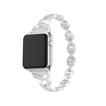 Bracelet loop for Apple Watch 42/44/45 design 3 silver