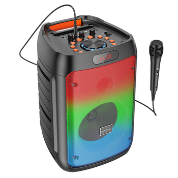 Borofone Głośnik Bezprzewodowy Bluetooth BP10 Fireworks z mikrofonem czarny