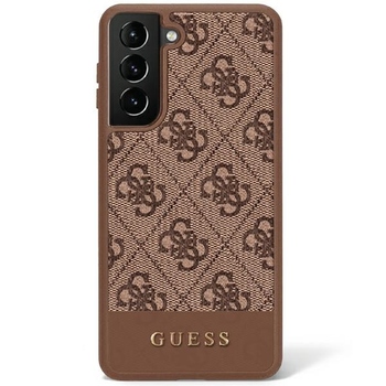 Original Case GUESS - hardcase 4G Stripe Collection GUHCS23LG4GLGR for Samsung Galaxy S23 Ultra Brown