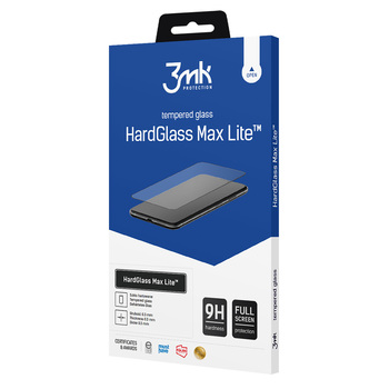 Hartowane szkło 3MK HardGlass Max Lite do Samsung Galaxy S23 czarne