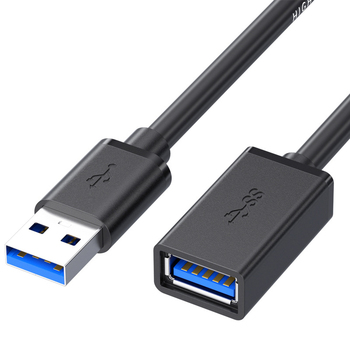 Kabel przedłużacz - USB na USB 3.0 - 5 metrów czarny