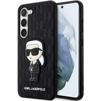 Karl Lagerfeld iPhone 14 Pro Book Case Saffiano Monogram Black