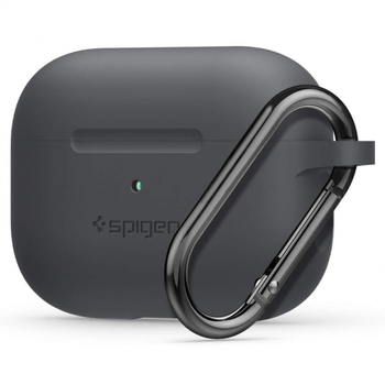 Etui SPIGEN Silicone Fit ASD00536 do Apple Airpods Pro 1 - Charcoal