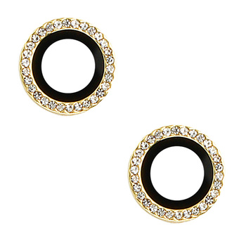 Hartowane szkło HARD DIAMOND na aparat (LENS) do Iphone 14/14 Plus/16e złote (obiektyw 2 sztuki)