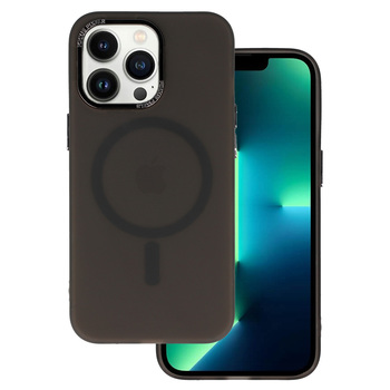Magnetic Frosted Case for Iphone 14 Plus Black