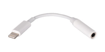 Adapter słuchawek Iphone - Lightning na jack 3,5mm - biały