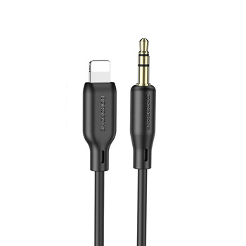 Borofone Cable BL18 - jack 3,5mm to Lightning - 1 metr black