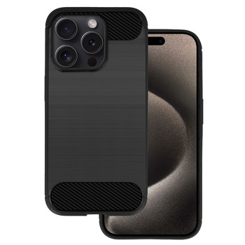 Back Case CARBON for IPHONE 15 PRO MAX Black