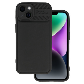 Camera Protected Case for Iphone 15 black