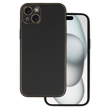 TEL PROTECT Luxury Case do Iphone 15 Plus Czarny