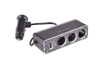 Rozdzielacz gniazda zapalniczki - 3 w 1 WF0096 z usb