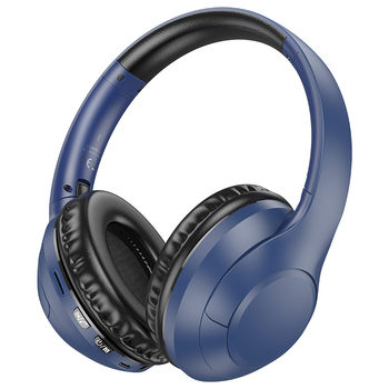 Borofone Słuchawki nauszne BO23 Glamour bluetooth niebieskie