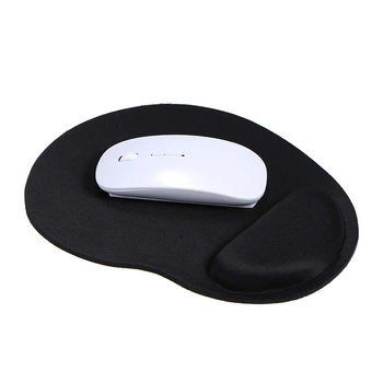Mouse pad with wrist support black