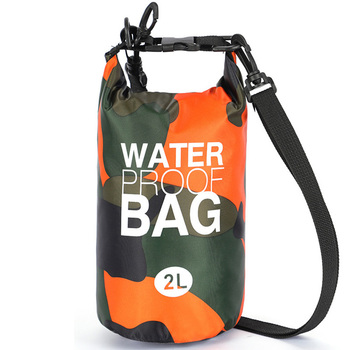 Wodoszczelna torba worek Dry Bag Typ 1 2L pomarańczowy moro