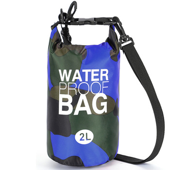 Wodoszczelna torba worek Dry Bag Typ 1 2L niebieski moro