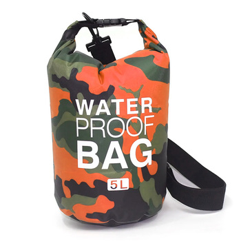 Wodoszczelna torba worek Dry Bag Typ 1 5L pomarańczowy moro