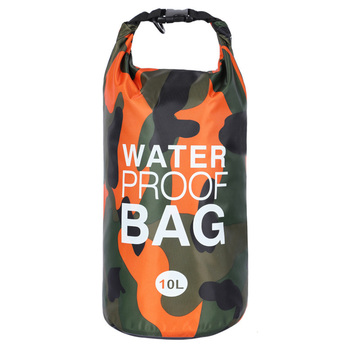 Wodoszczelna torba worek Dry Bag Typ 1 10L pomarańczowy moro