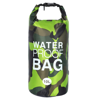 Wodoszczelna torba worek Dry Bag Typ 1 10L zielony moro