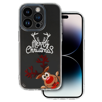 TEL PROTECT Christmas Case do Iphone 14 Pro Max Wzór 1 Clear