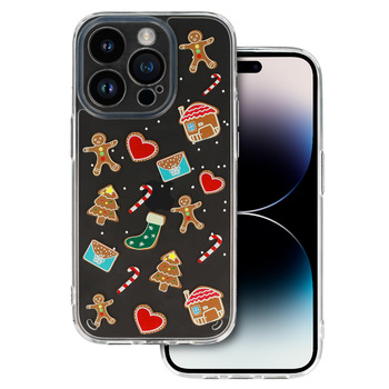 TEL PROTECT Christmas Case do Iphone 12 Wzór 2 Clear