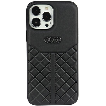 Oryginalne Etui AUDI hardcase Genuine Leather AU-TPUPCIP13P-Q8/D1-BK do Iphone 13/13 Pro czarny