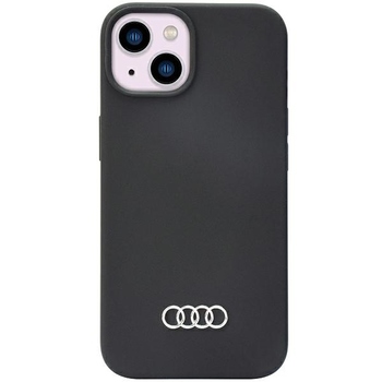 Oryginalne Etui AUDI hardcase Silicone Case AU-LSRIP14-Q3/D1-BK do Iphone 14 czarny