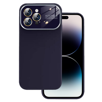 Soft Silicone Lens Case do Iphone 12 fioletowy
