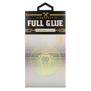 Hartowane szkło HARD Full Glue 5D do LG K52 CZARNE