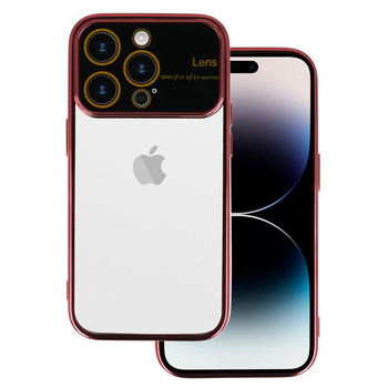 Electro Lens Case do Iphone 12 Wiśniowy
