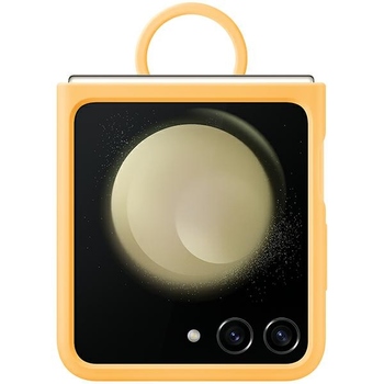 Futerał oryginalny do Samsung Z Flip 5 Galaxy - Silicone Case with Ring (ef-pf731toegww) POMARAŃCZOWY