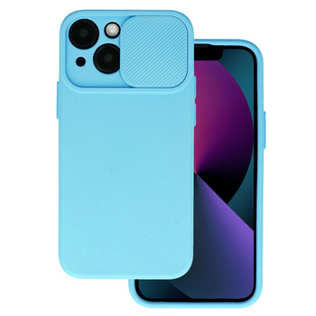 Camshield Soft do Iphone 15 Plus Jasnoniebieski