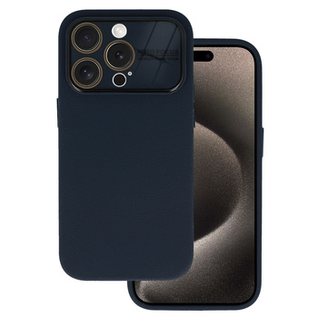 Tel Protect Lichi Soft Case do Iphone 13 Pro Max granatowy