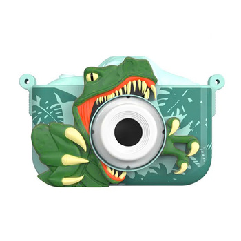 Aparat fotograficzny, kamera dla dzieci XL-920 Dinosaur zielony