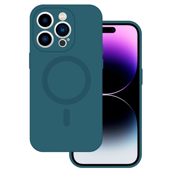 TEL PROTECT MagSilicone Case do Iphone 15 Plus Niebieski