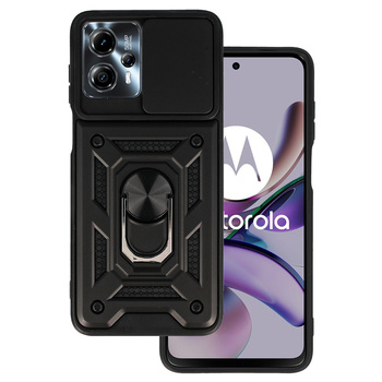 Slide Camera Armor Case for Motorola Moto G13 Black