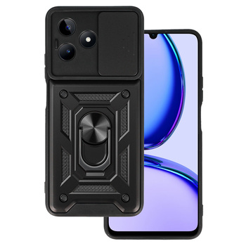 Slide Camera Armor Case for Realme C53 Black