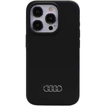 Oryginalne Etui AUDI hardcase Silicone Case AU-LSRIP15PM-Q3/D1-BK do Iphone 15 Pro Max czarny