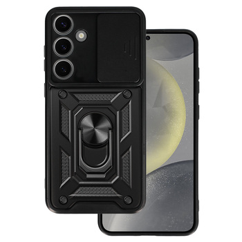 Slide Camera Armor Case do Samsung Galaxy S24 Plus Czarny