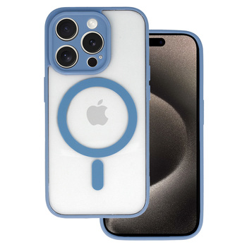 Acrylic Color Magsafe Case do Iphone 11 jasnoniebieski