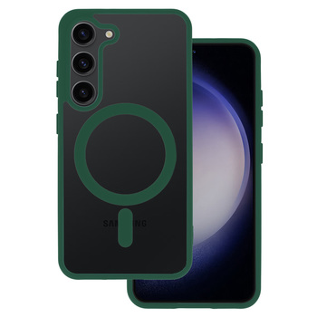 Acrylic Color Magsafe Case do Samsung Galaxy S22 zielony