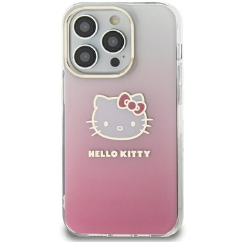 Oryginalne Etui HELLO KITTY hardcase IML Gradient Electrop Kitty Head HKHCN61HDGKEP do Iphone 11/ Xr różowe