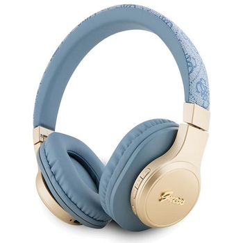 Oryginalne Słuchawki Bluetooth GUESS 4G Script GUBH604GEMB niebieskie