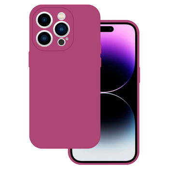 Tel Protect Silicone Premium do Iphone 15 Pro Max malinowy