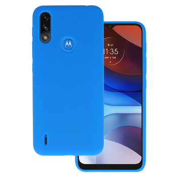 Silicone Lite Case do Motorola Moto E7 Power/E7i Power niebieski