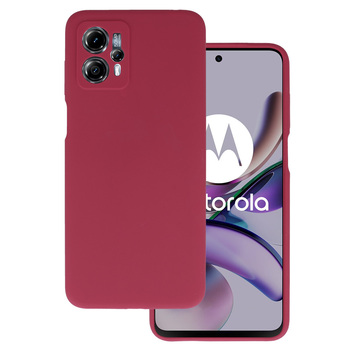 Silicone Lite Case do Motorola Moto G13/G23 bordowy